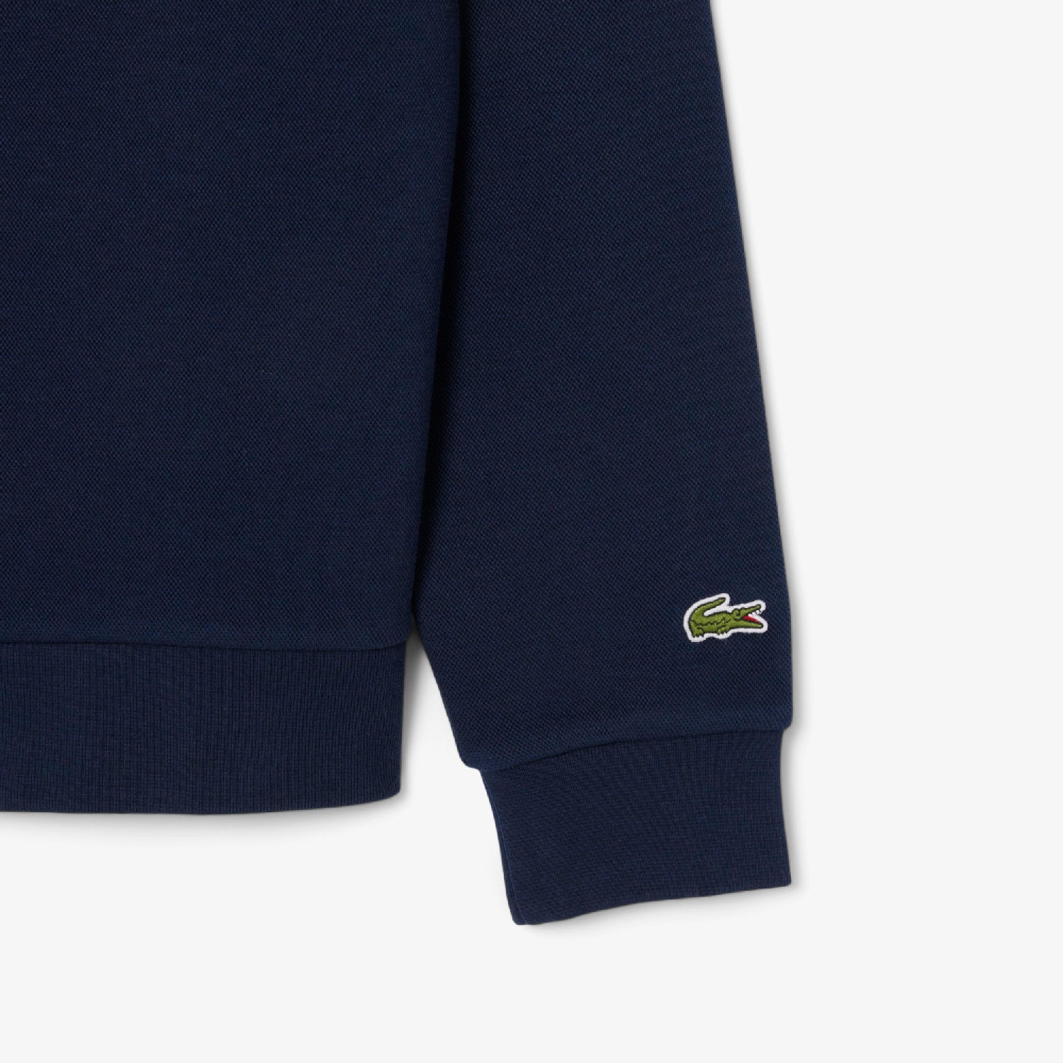Sweat à capuche Lacoste x Roland-Garros en piqué - Marine
