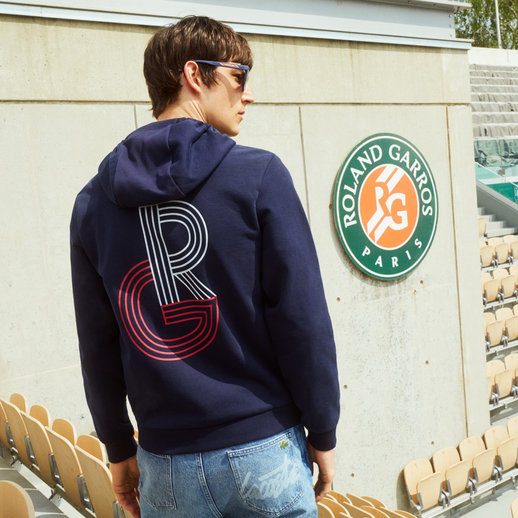 Sweatshirt - Marine & Blanc-Coccinelle