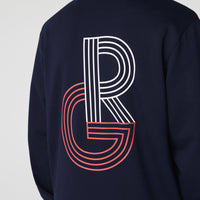 Sweatshirt - Marine & Blanc-Coccinelle