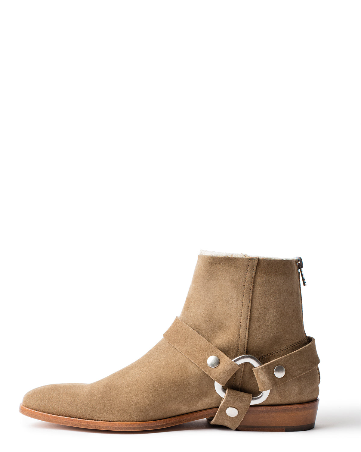 Bottines Romare Belt en cuir - Marron