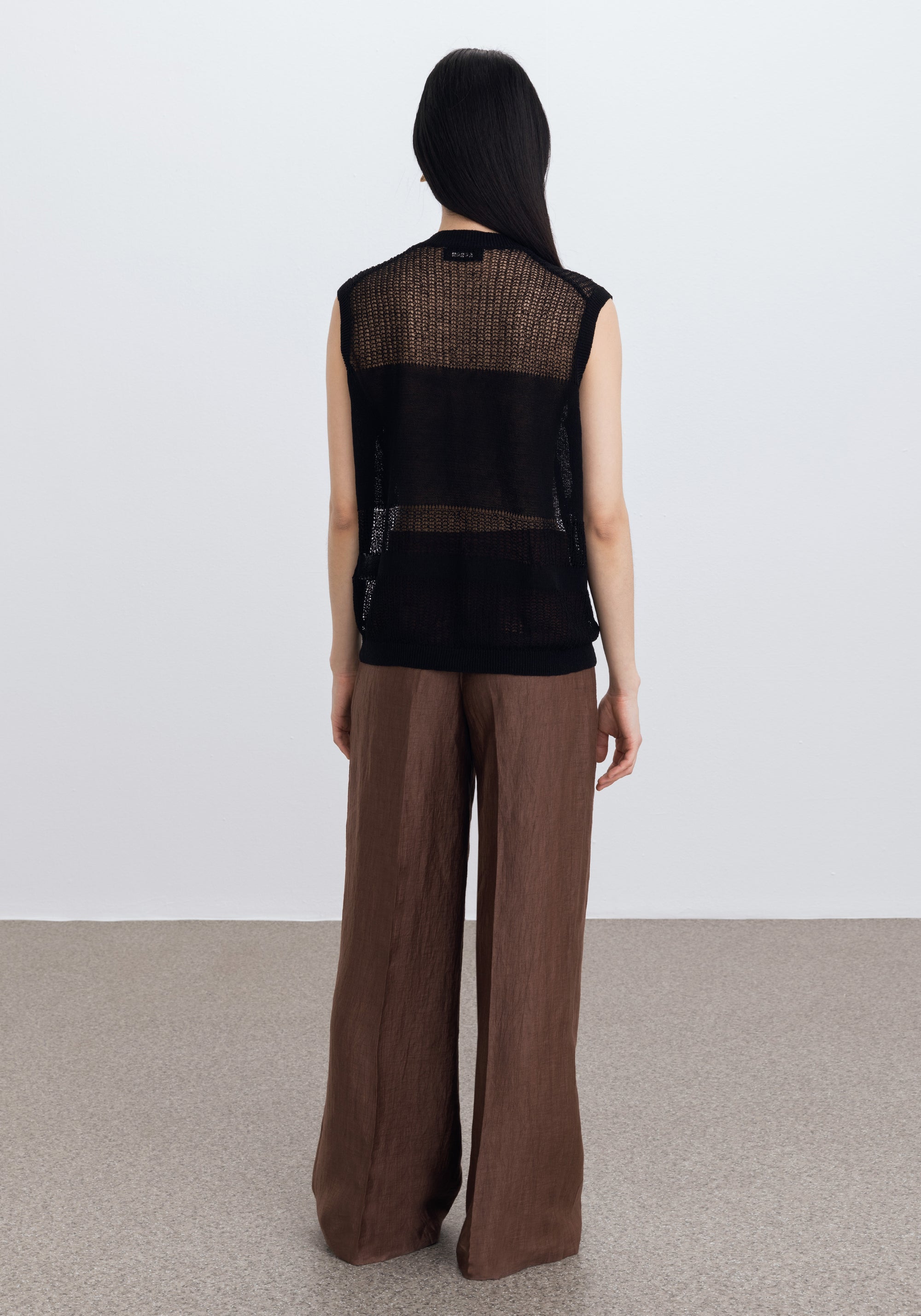 Débardeur Shafer en lin - Black