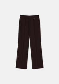 Shannon trousers with fine stripes - Bordeaux