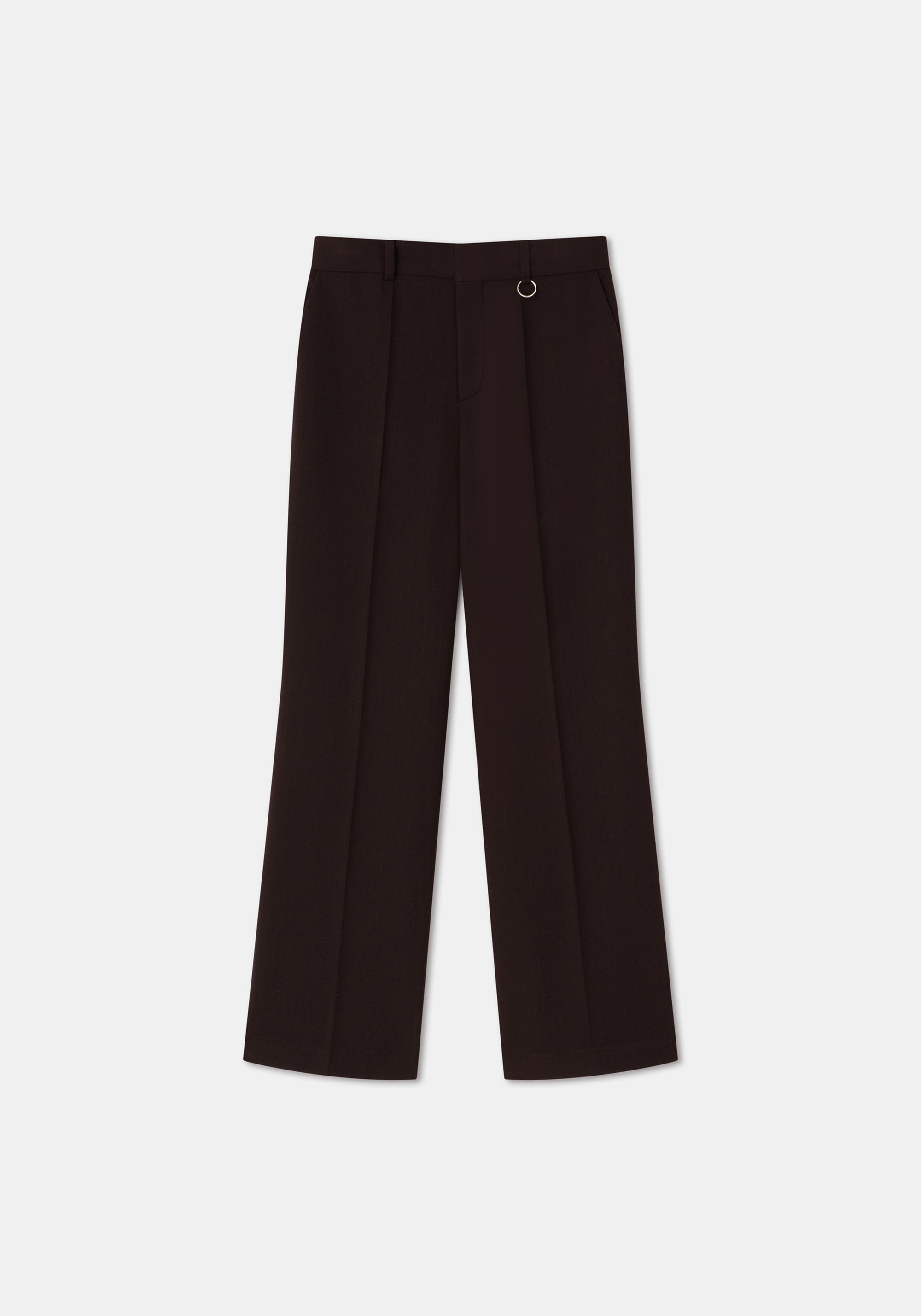 Shannon trousers with fine stripes - Bordeaux