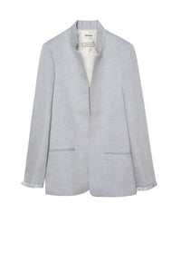 Veste Volly Frange - Ciel