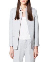 Veste Volly Frange - Ciel