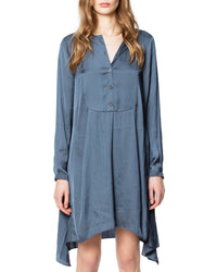 Robe Rheal en satin - Bleu De Gris