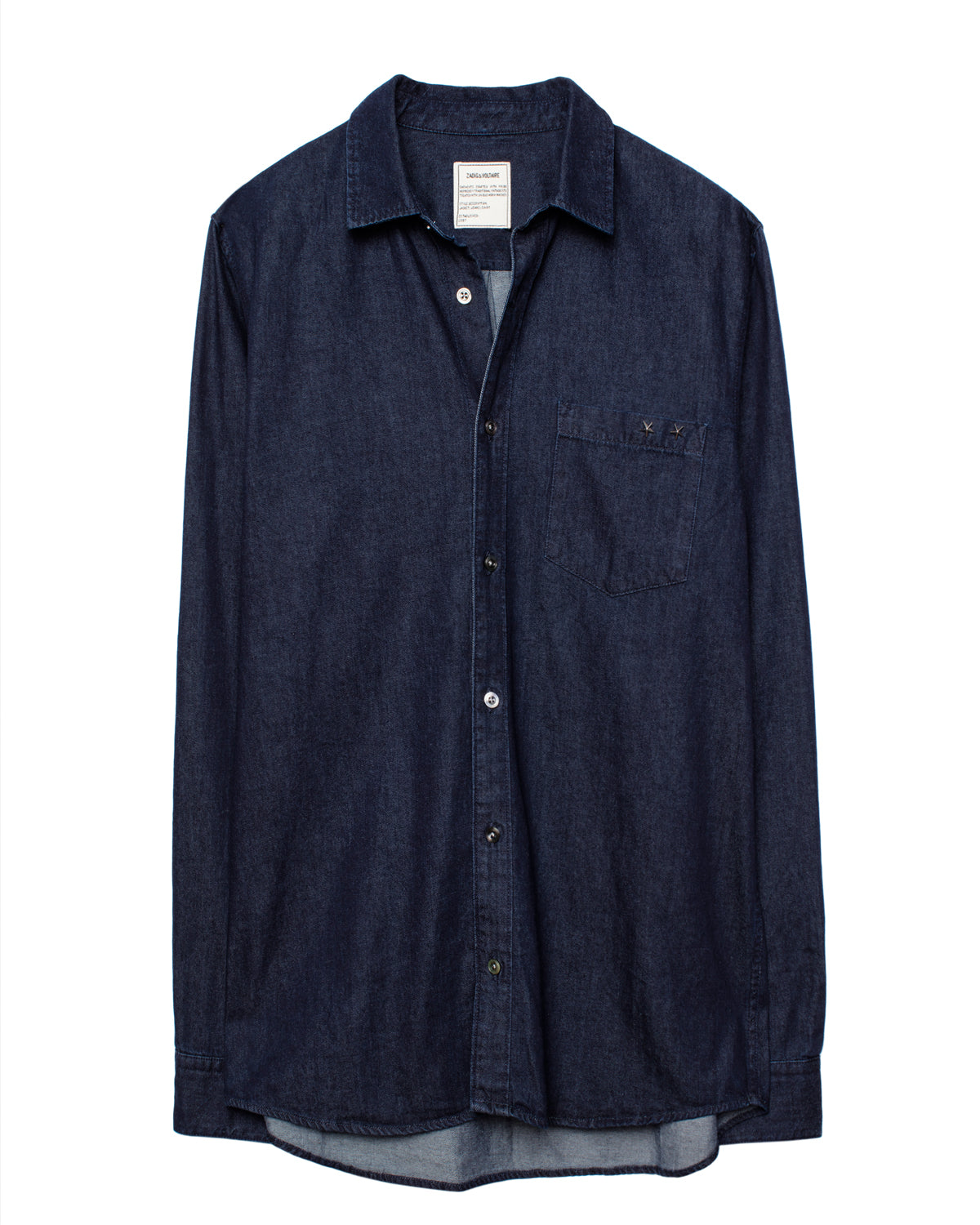 ZHORS LIGNE BRUT STAN BRUT CHEMISE DENIM BRUT