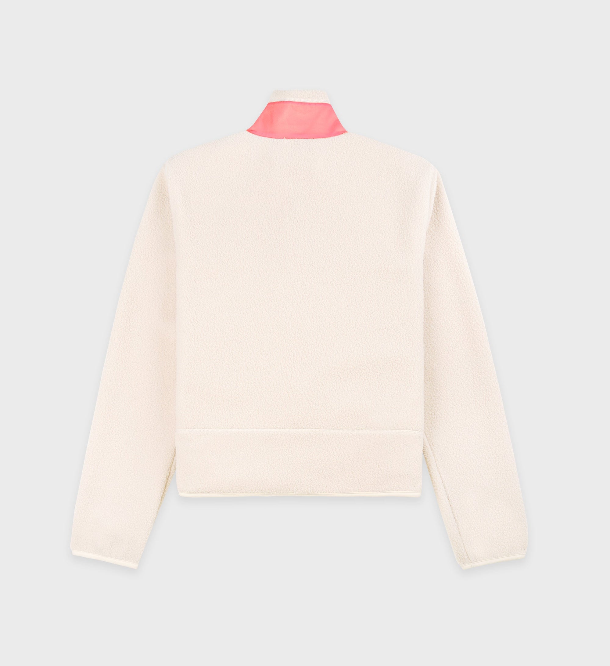 Veste à zip en polaire - Cream