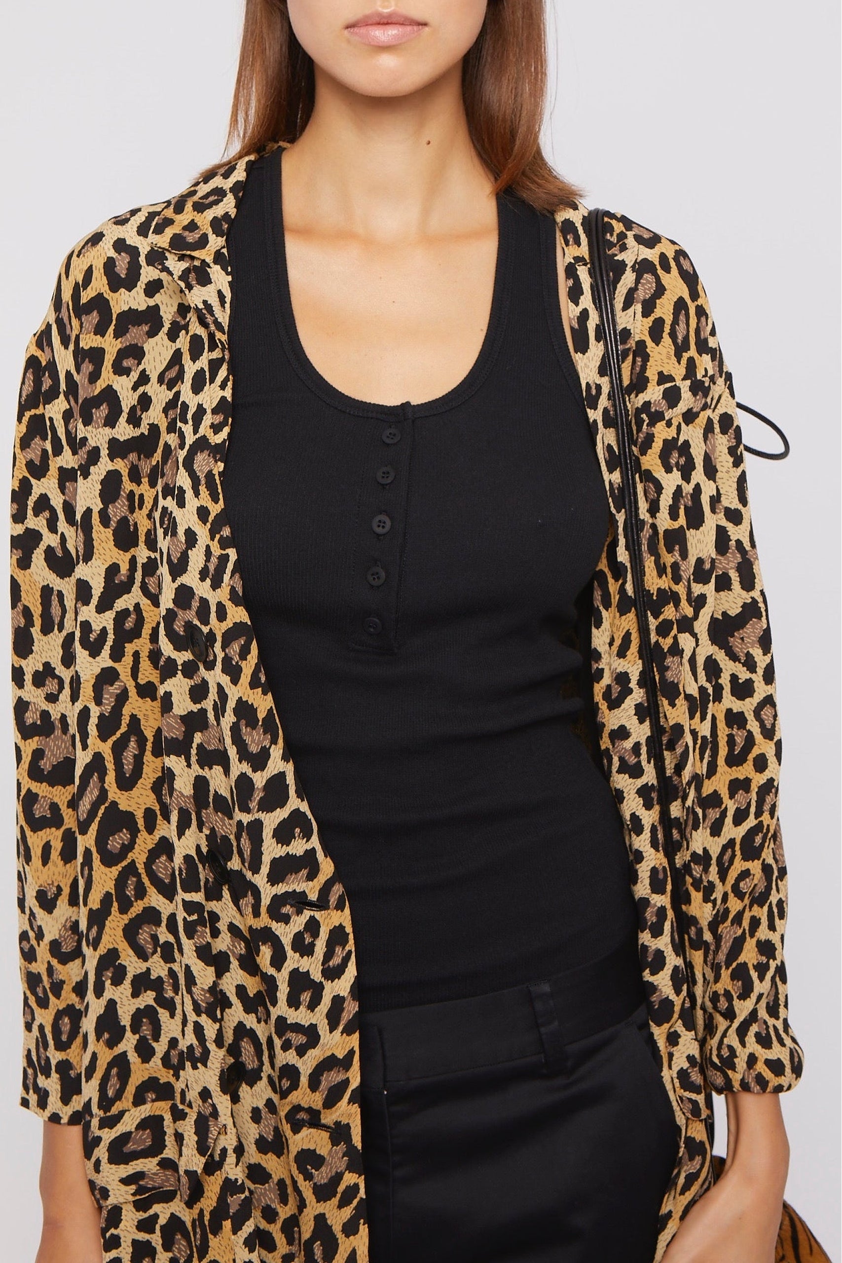Trench-coat Shimmy imprimé - Leopard