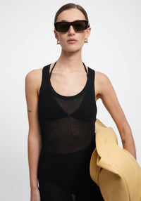 Robe longue Shirley - Black