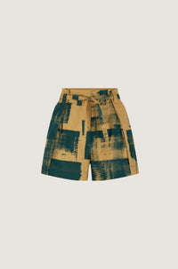 VERT OLIVE _ Short Polo en coton - Vert olive