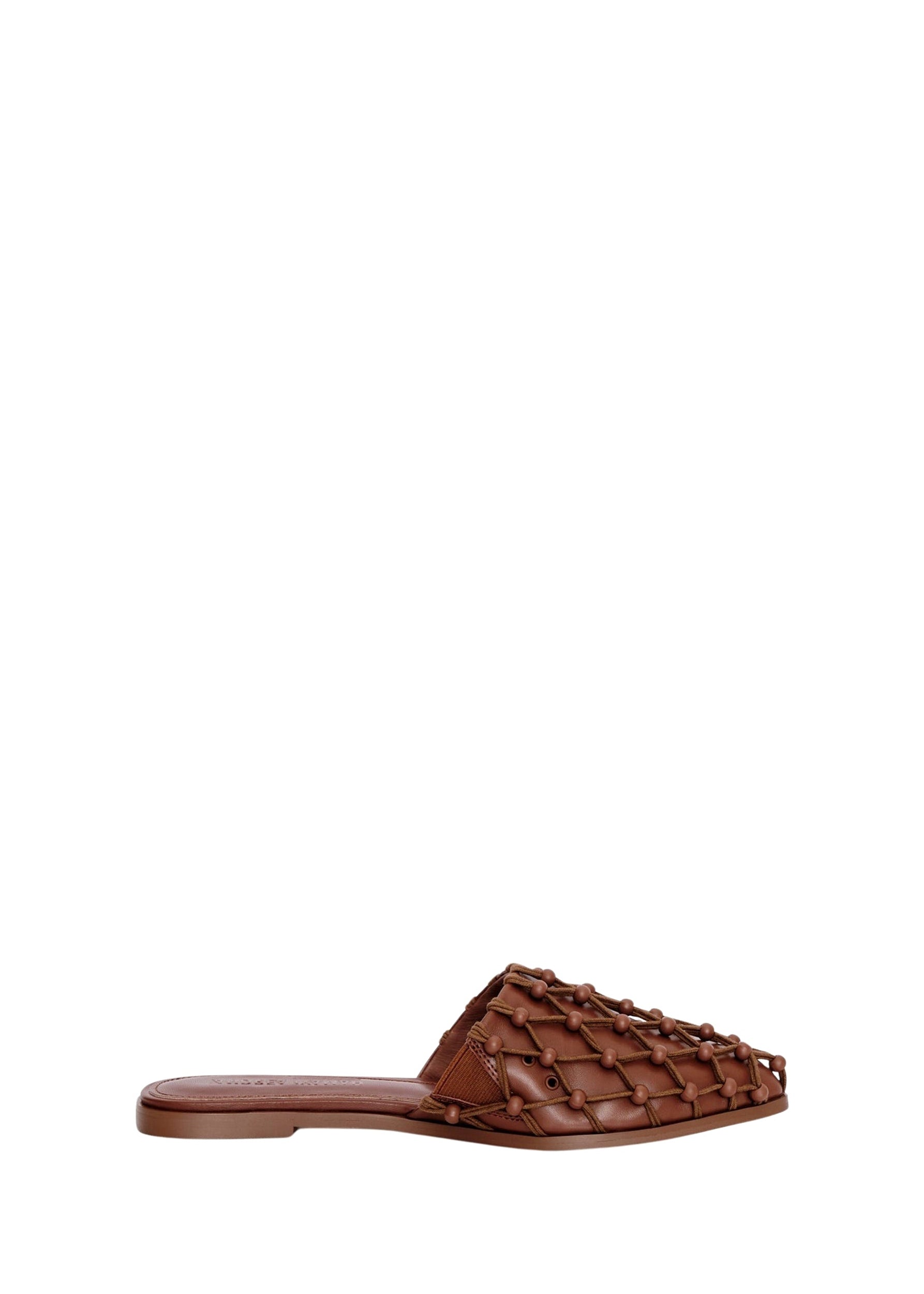 Mules Kere en cuir - Dark Brown