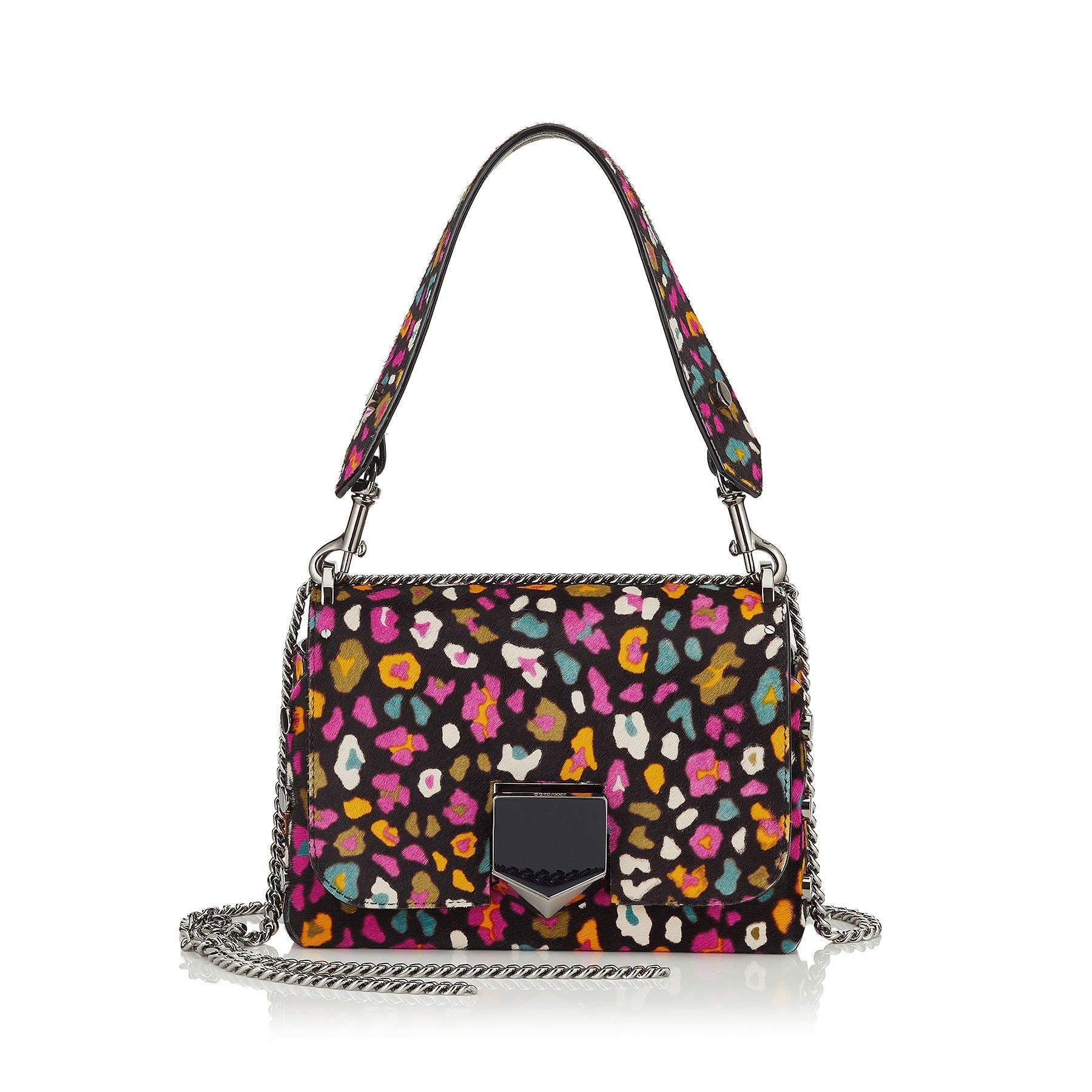 Bandoulière de sac en cuir - Cerise Mix