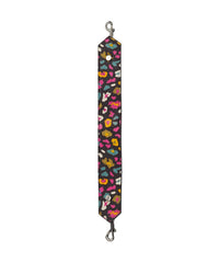 Bandoulière de sac en cuir - Cerise Mix
