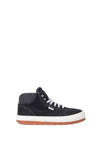 Rêve leather high-top trainers - Dark Blue