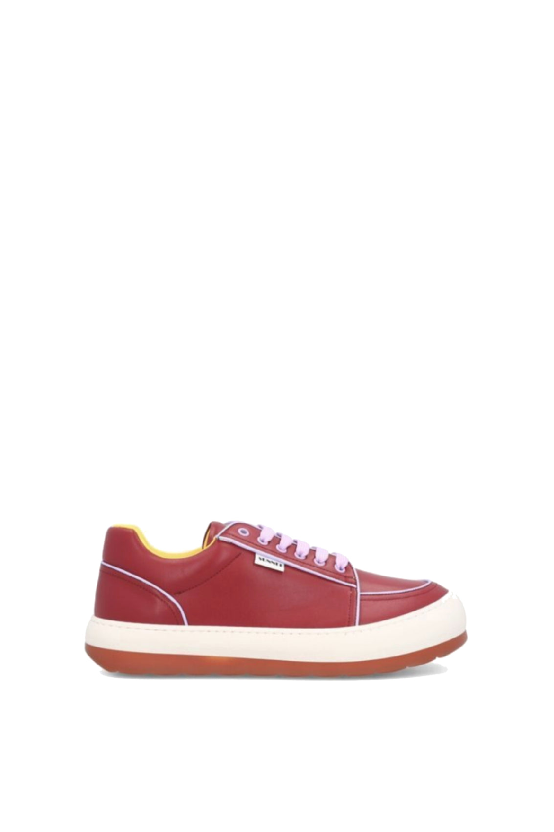 Rêveur leather sneakers - Bordeaux