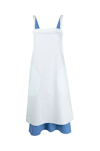 Lined short dress - Azure