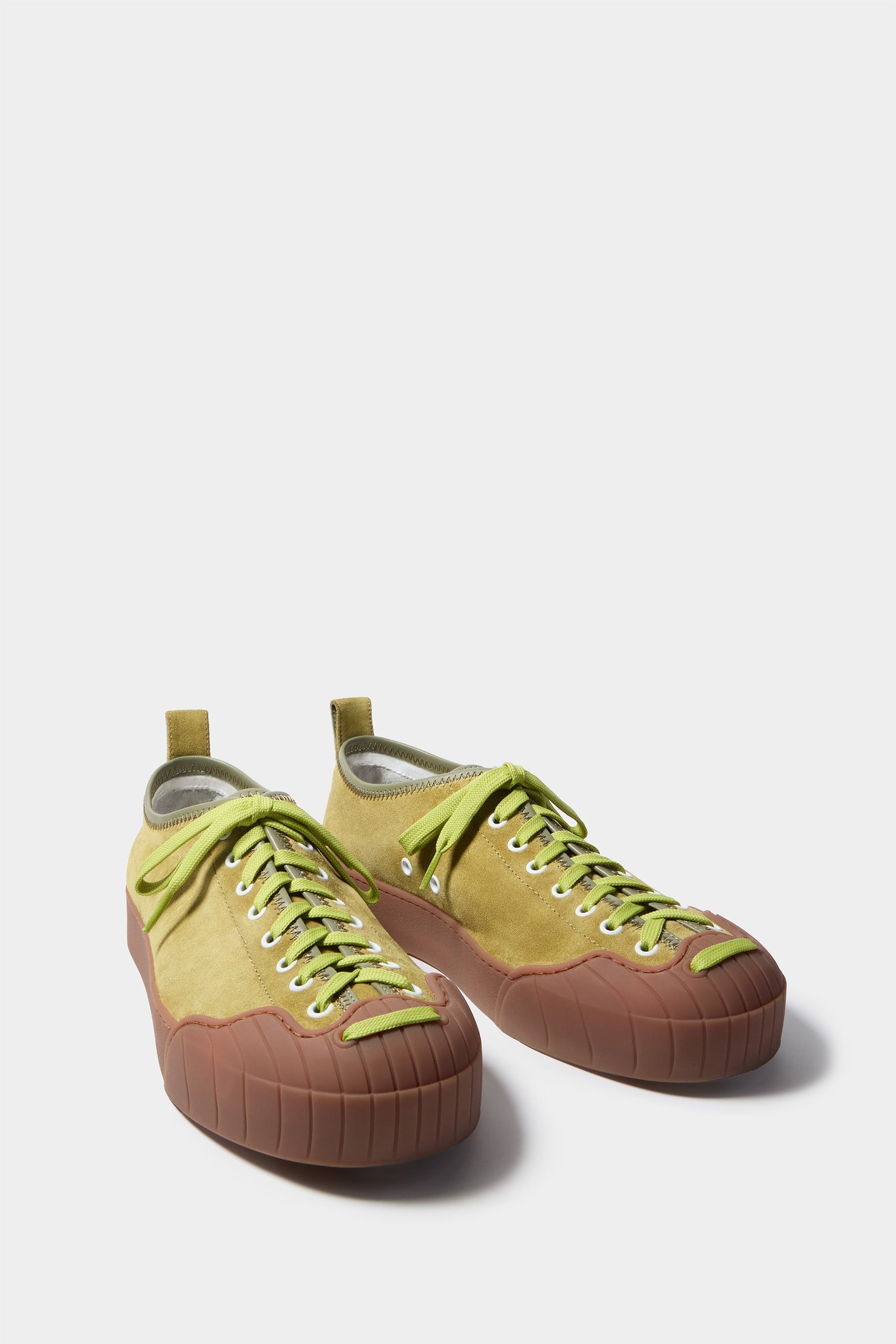 Isi low suede trainers - Cedar
