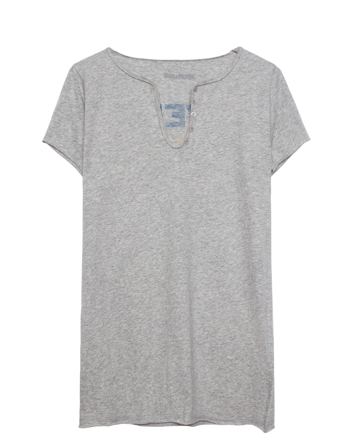 ZHORS LIGNE GRIS CHINE TUNISIEN COOL GIRL COTON