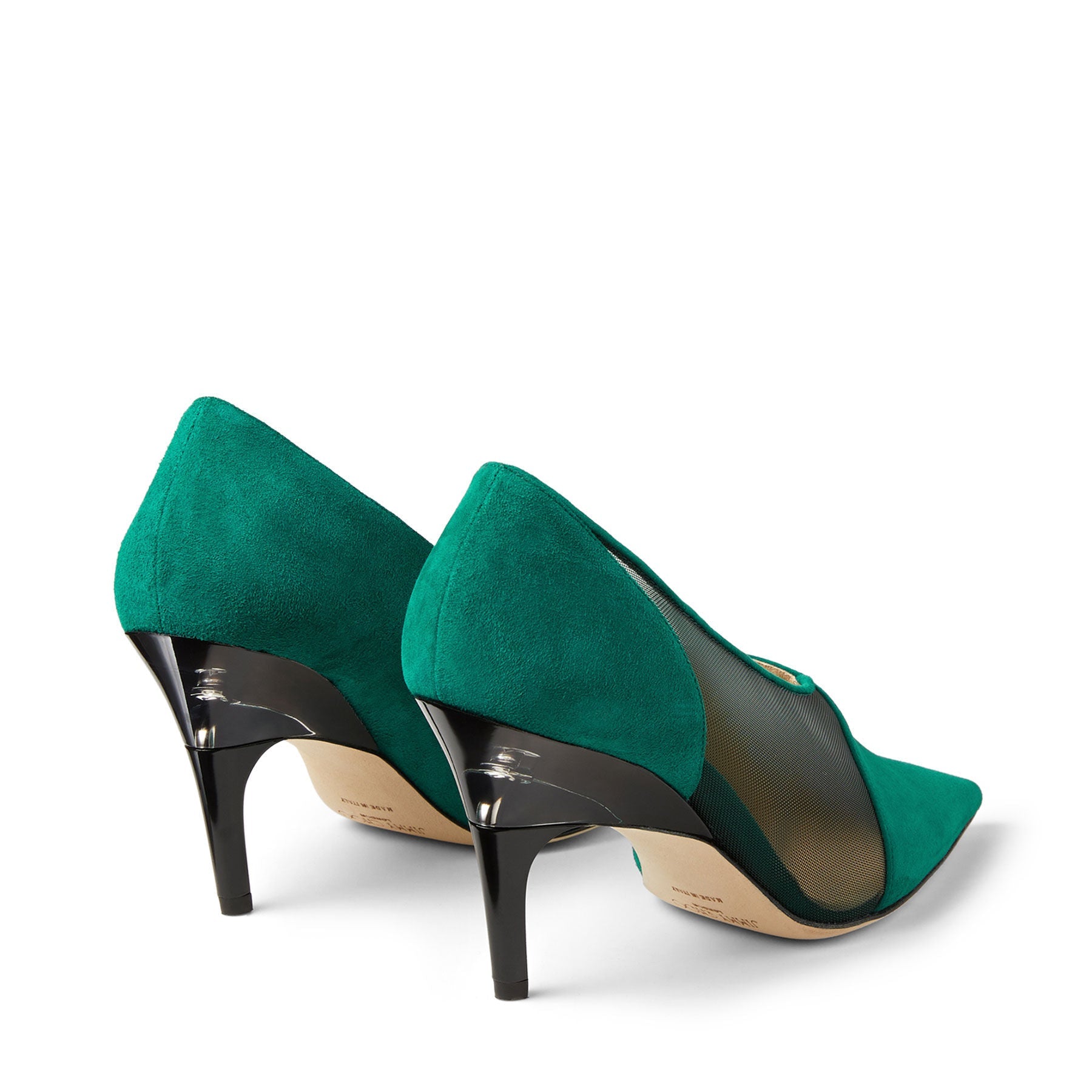 Siba 85 pumps in leather - Emerald & Emerald