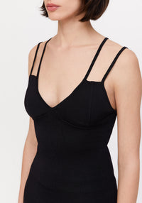 Robe courte Sicily - Black
