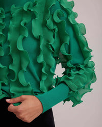 Pull Sidaline à volants - Mint