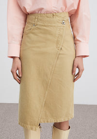 Sidney wrap skirt - Dune