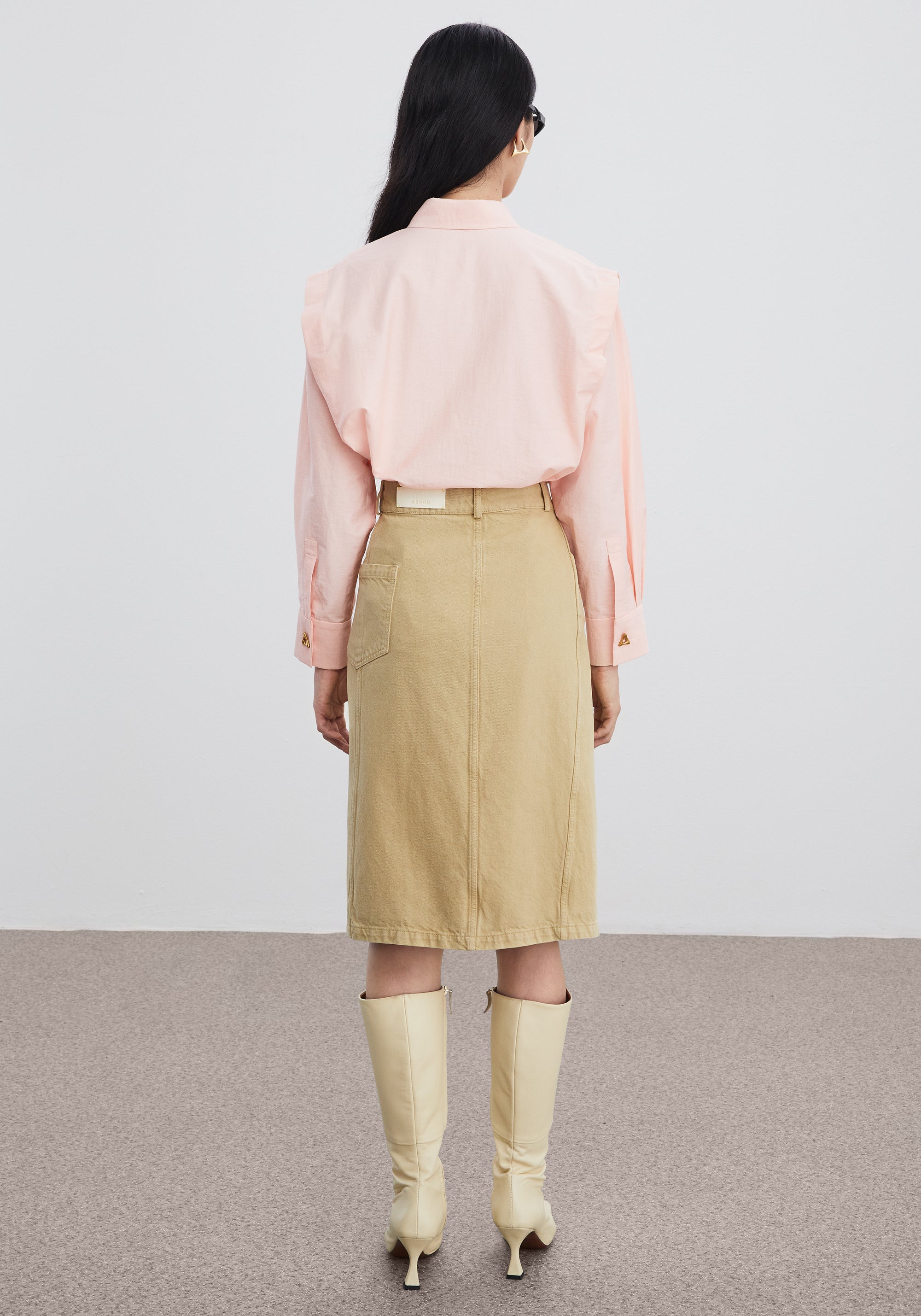 Sidney wrap skirt - Dune
