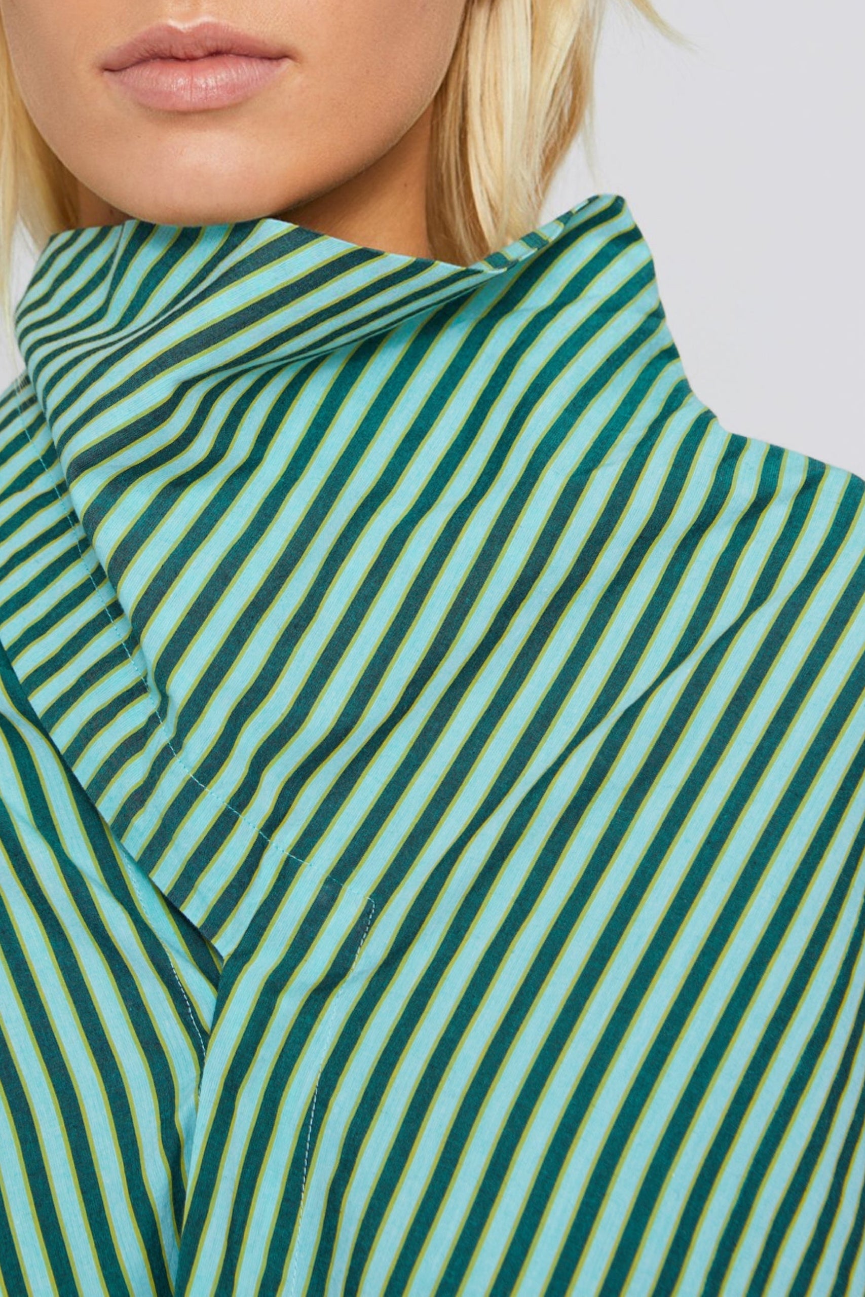 Blouse Sienna à col montant - Vert