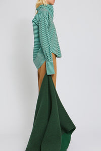 Blouse Sienna à col montant - Vert