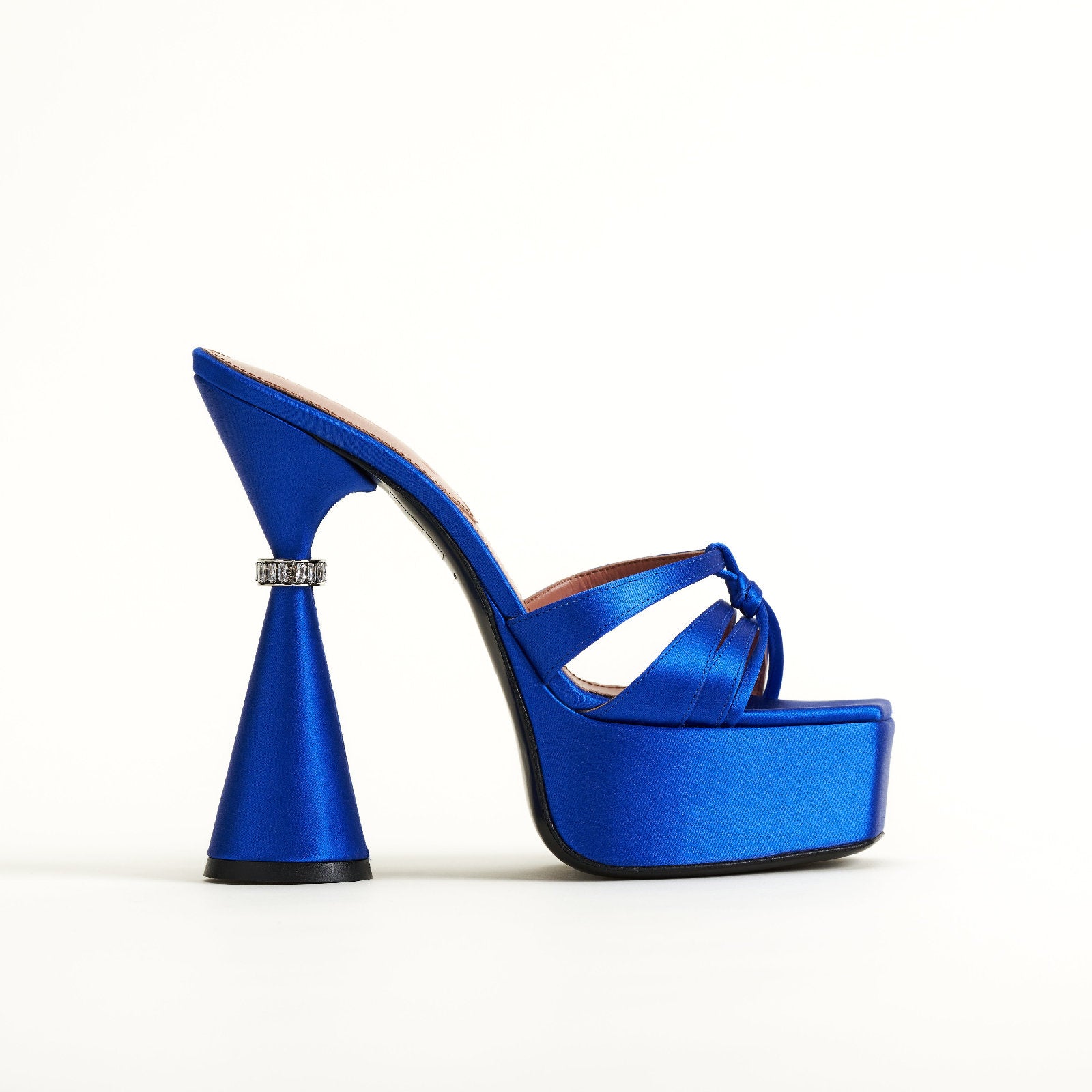 Sienna 130 leather mules - Blue