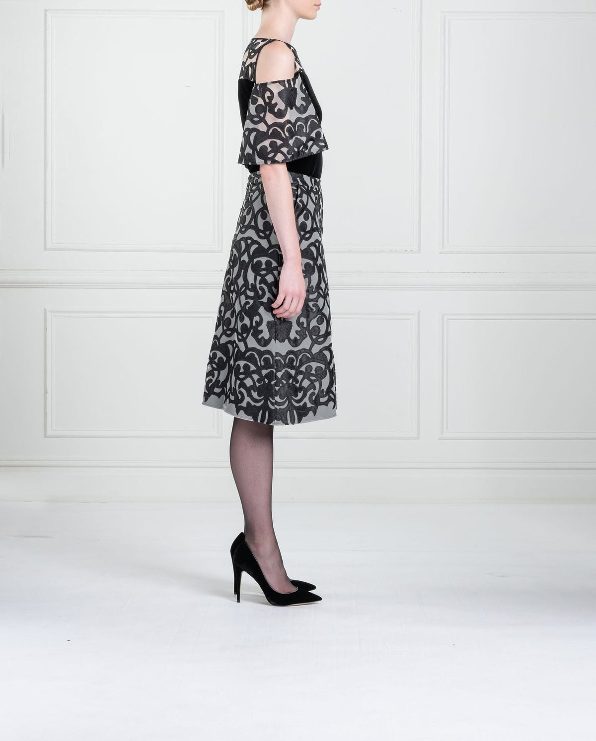Jupe Sigma mi-longue - Black
