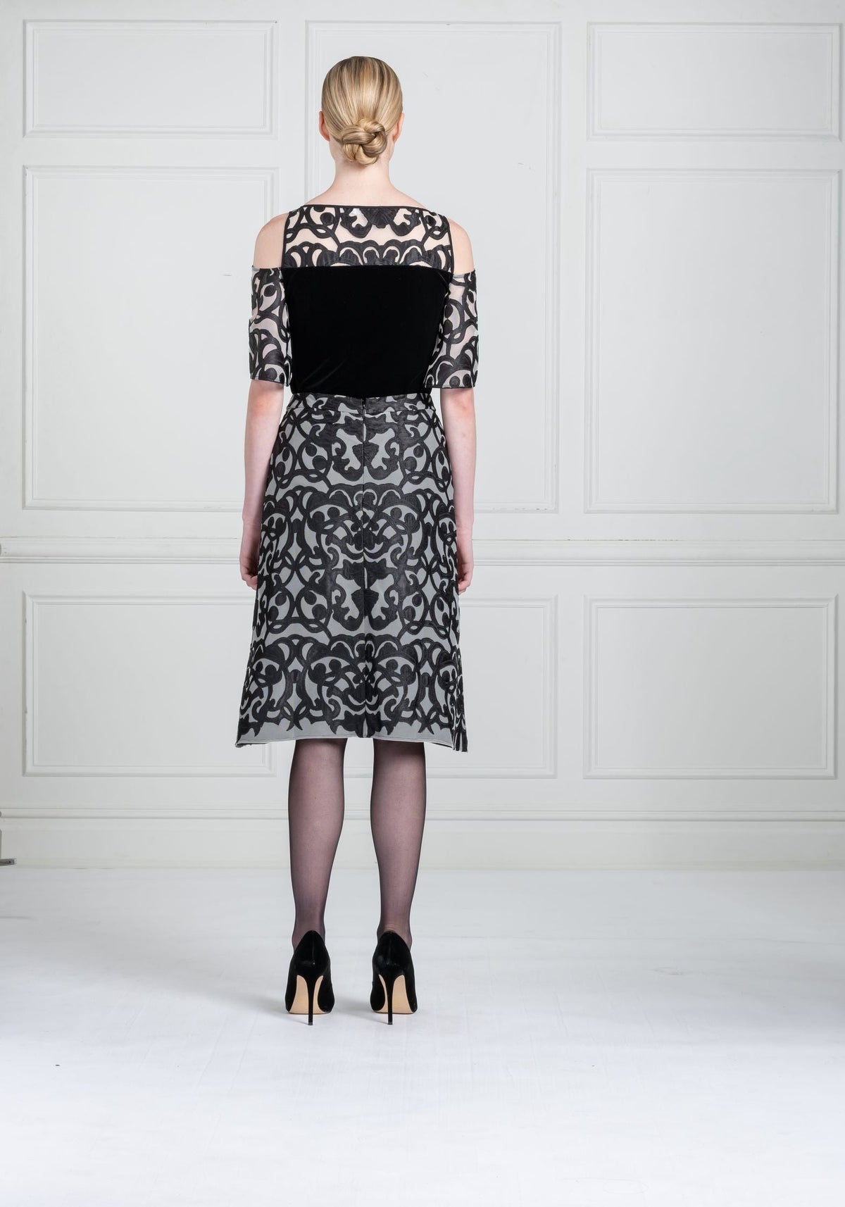 Jupe Sigma mi-longue - Black