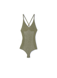 Body Silver côtelé - Moss