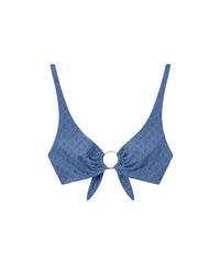 Haut de bikini Sira - Smokey Blue & Smokey Blue