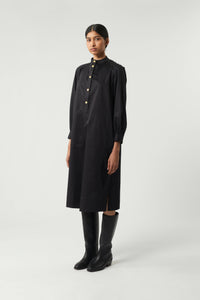 NOIR _ Robe Sixtine en coton - Noir