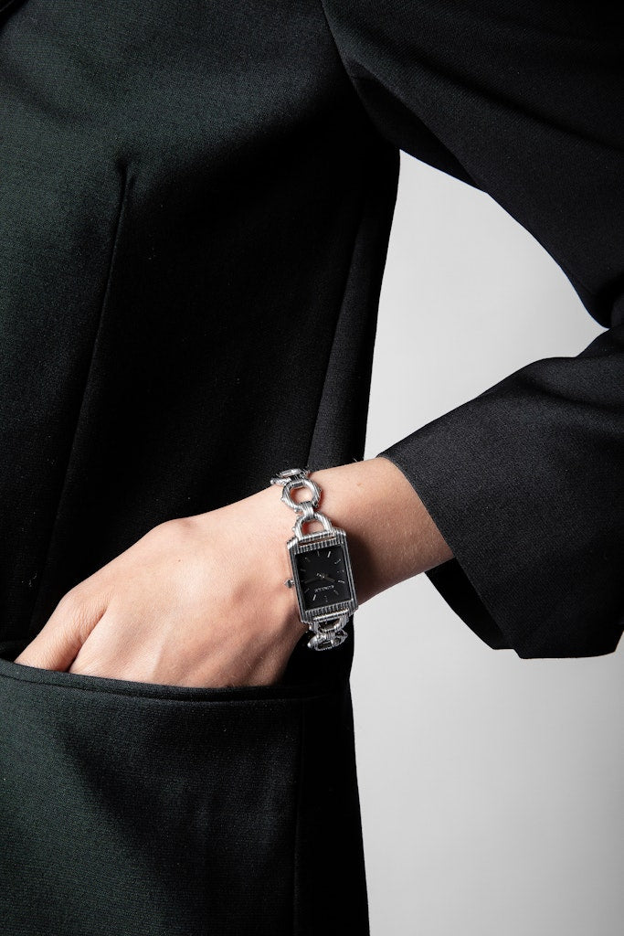 ZHORS LIGNE ACIER montre timeline acier taille 2