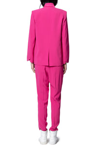 Veste Volly en satin - Framboise