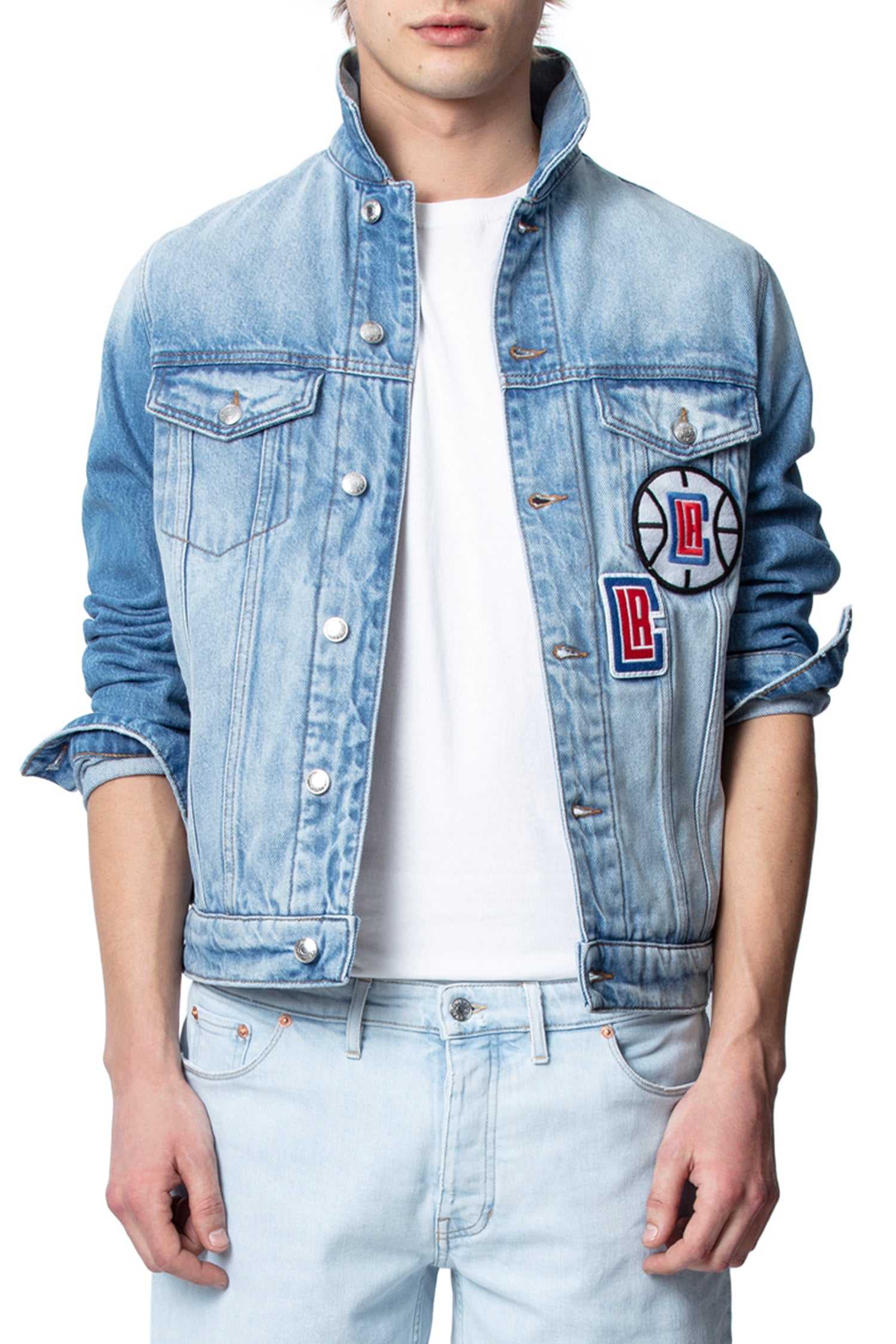 Blouson Base LA Clippers - Bleu