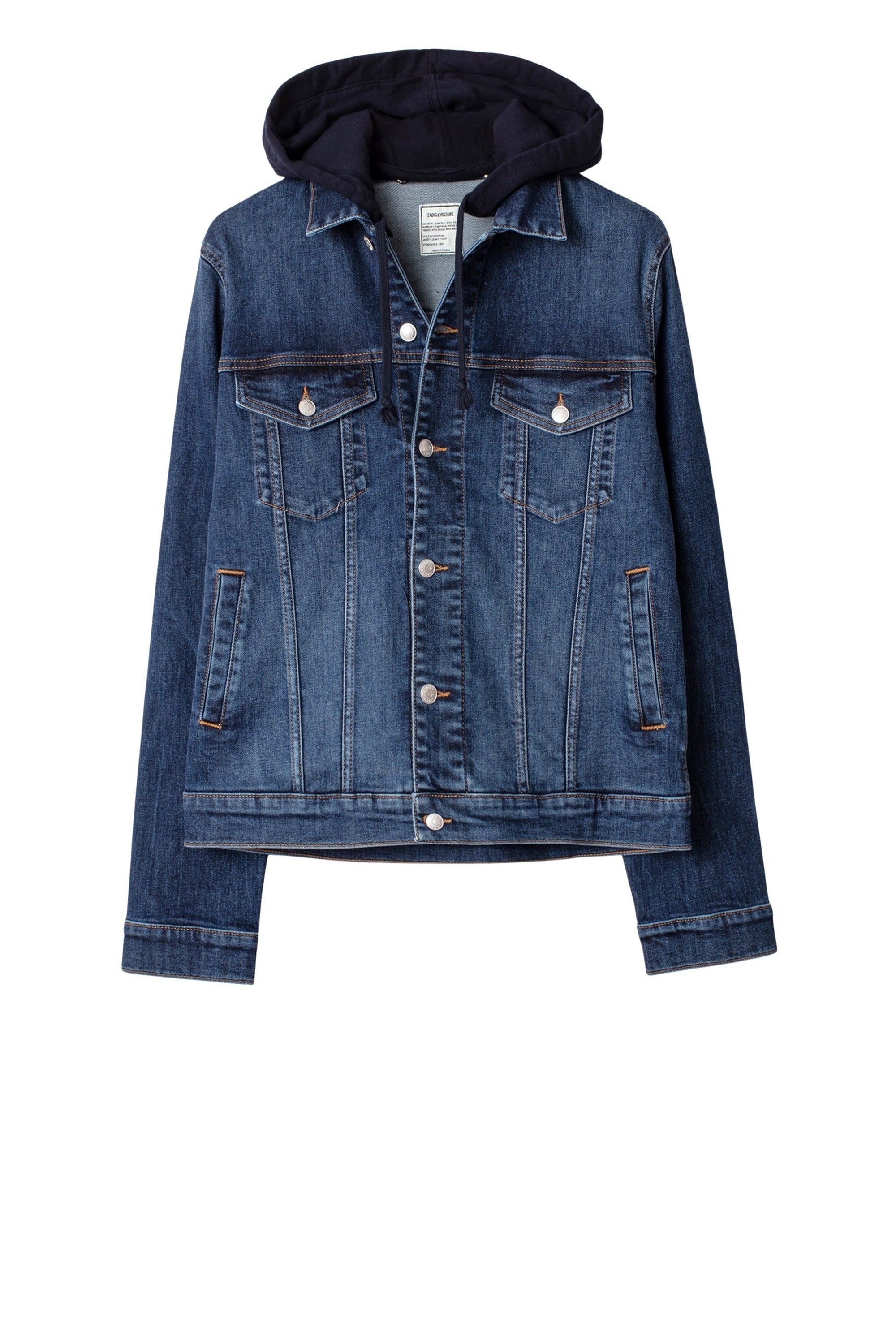 Blouson Base Denim - Bleu