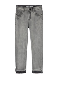 Pantalon Megan en cuir - Gris