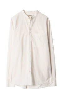 ZHORS LIGNE ECRU STAN STRIPE OFFICIER CHEMISE