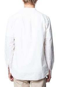 ZHORS LIGNE ECRU STAN STRIPE OFFICIER CHEMISE