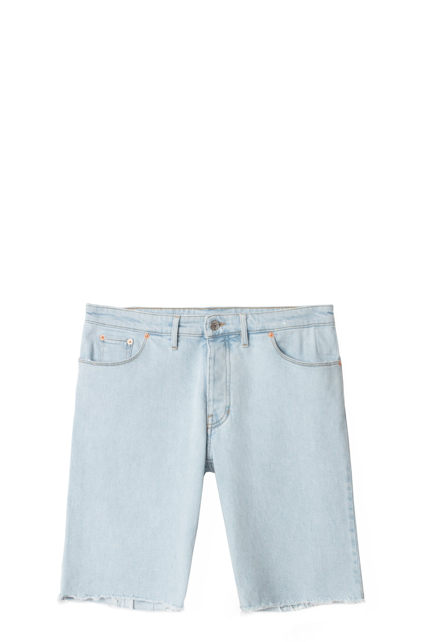 ZHORS LIGNE CIEL PEDRO LIGHT SHORT DENIM DELAVE