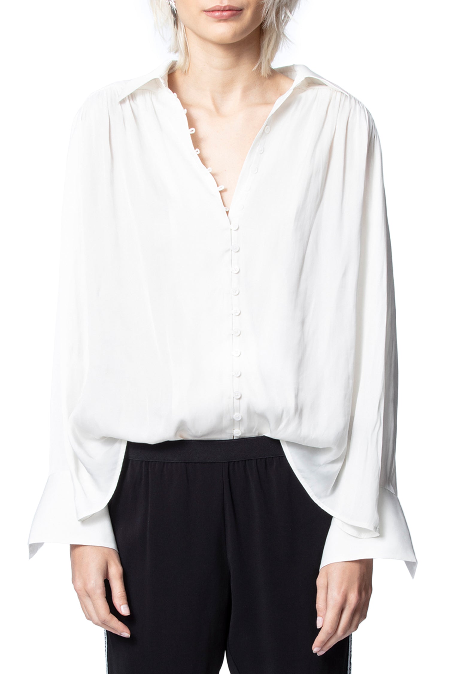 ZHORS LIGNE JUDO TRENT SATIN CHEMISE MANCHES LO