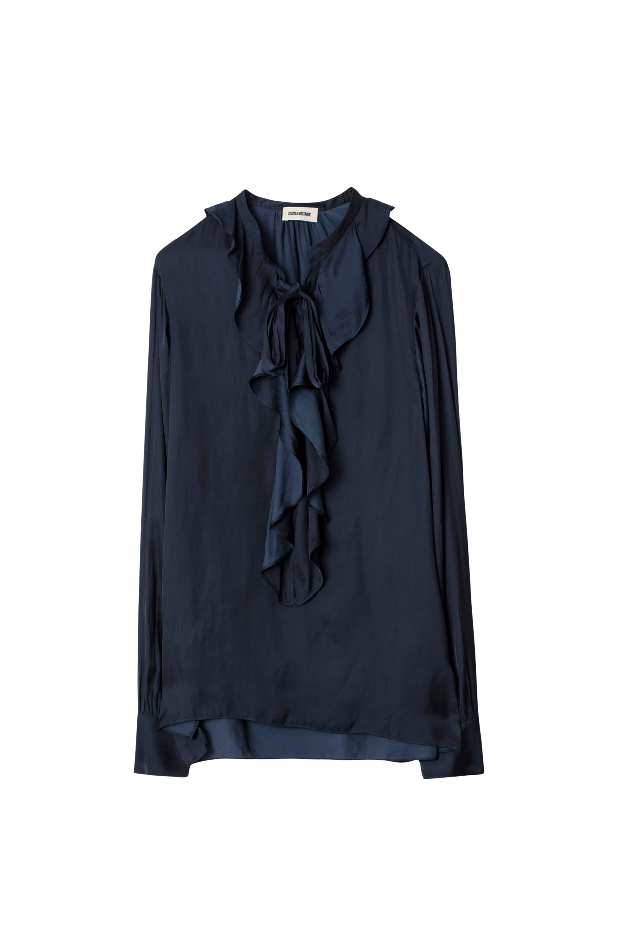 Tunique Turner en satin - Myrtille