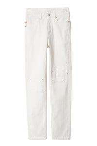 ZHORS LIGNE BLANC DEANA DENIM BLANC JEAN BOYFRIE