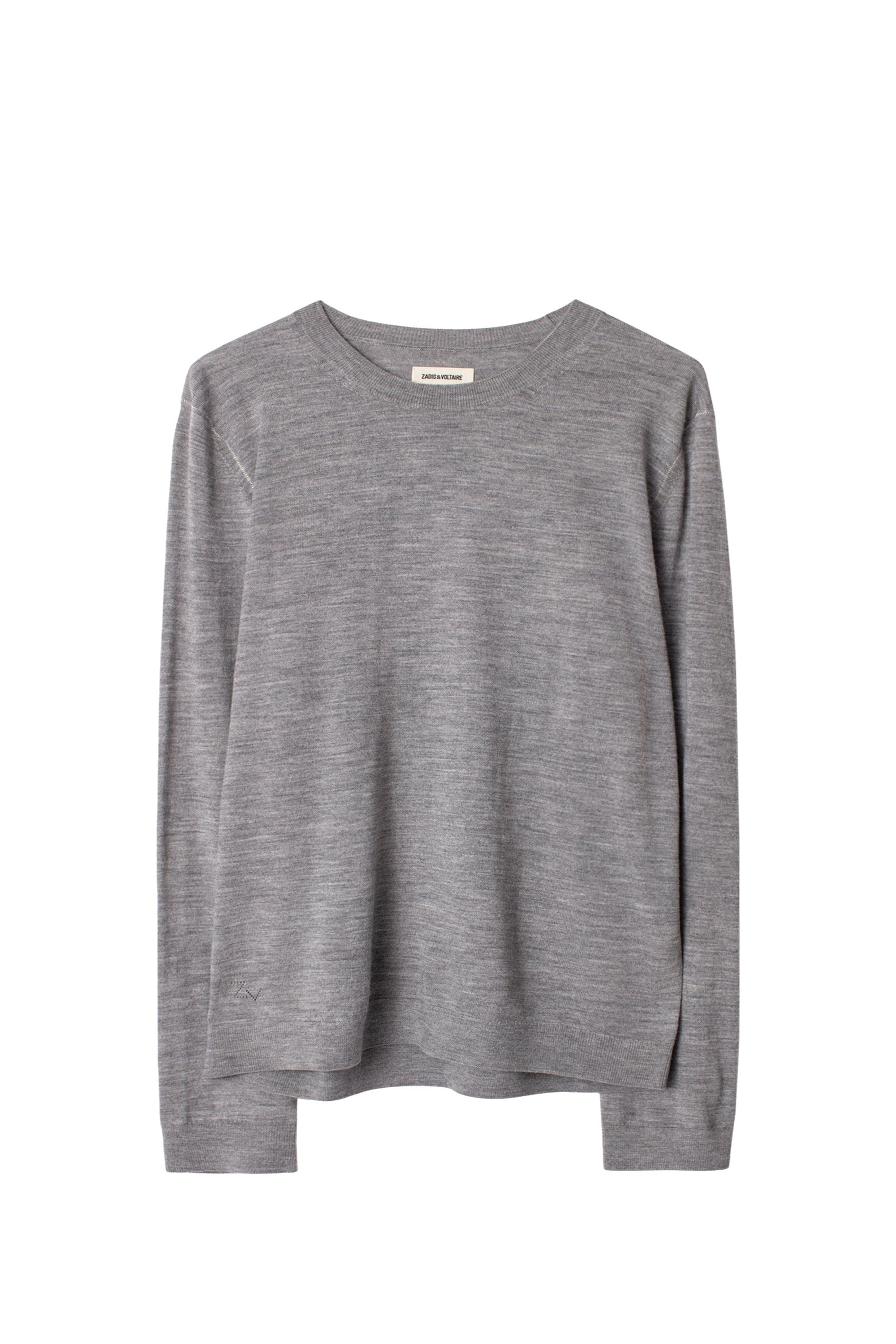 Pull Jeremy en soie - Gris Chine