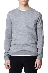 Pull Jeremy en soie - Gris Chine