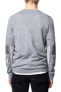 Pull Jeremy en soie - Gris Chine
